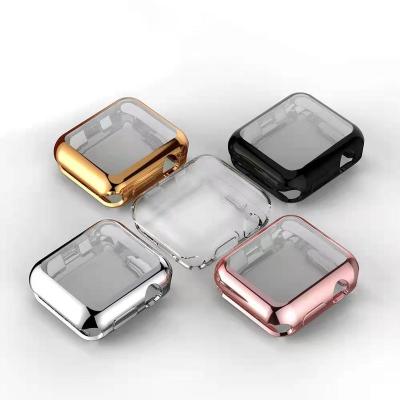China full cover for watch case covered apple watch protector full for apple watch case tpu for iWatch 5 4 3 2 1 case cover for sale