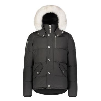 China Anti-wrinkle Men Down Jacket Mens Fox Fur Hood Moose Jacket Men Down Coat for sale