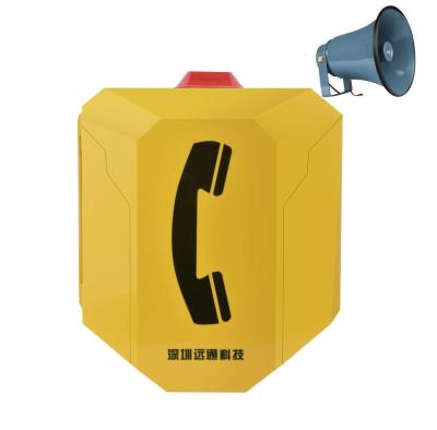 China Industrial VoIP Phone Intercom SIP Dustproof Handfree Loud Speaking Telephone for sale