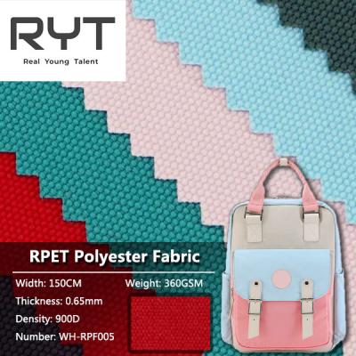 China Low Carbon 900D RPET Polyester Fabric Material For Tent And Luggage for sale