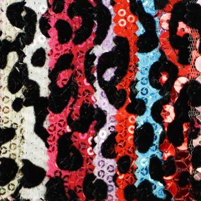 Chine La pile enduisant le matériel de tissu de la paillette 250GSM a décoré le tissu brillant à vendre