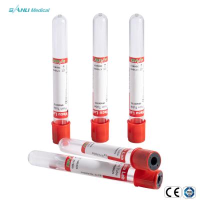 Chine Toxique stérile en plastique simple d'agrostide blanche de tubes de collection de sang non à vendre