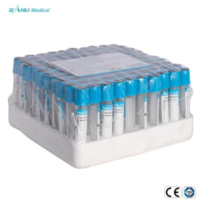 China Tubo de ensayo 13x100m m de la sangre de la coagulación del citrato de sodio para el examen de los parámetros de la coagulación en venta