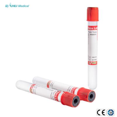 China Los tubos de cristal de la colección de la sangre del activador del coágulo limpian 5ml con la aspiradora para las pruebas bioquímicas en venta