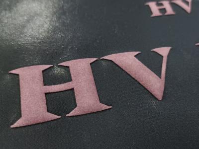 China Custom 3D Puff Foam Garment Embossed Sticker Clothing Logo Heat Press Labels for Hoodie for sale