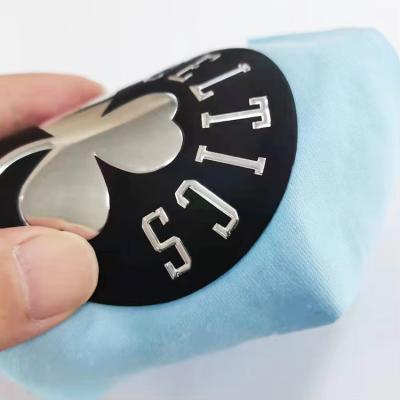 China Custom High Quality TPU Label Washable 3D Heat Transfer Badge on Garment for sale