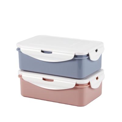 China Factory Lunchbox Storage Rectangle Box PA+PE Lunch Box Industrial School For Kids for sale