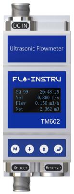 China TM602 Abrazadera-en el metro de flujo ultrasónico para la pantalla LED de la irrigación 0.1-5m/S en venta