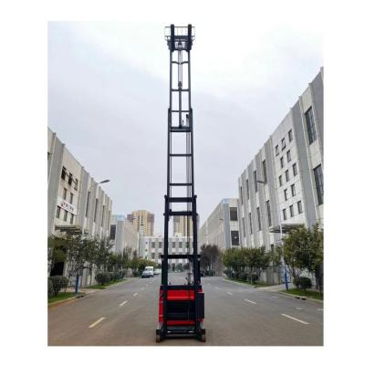 China Warehouse Narrow Aisle Forklift Trucks 1.5 Ton 2 Ton Electric Reach Trucks All Electric Stackers for sale