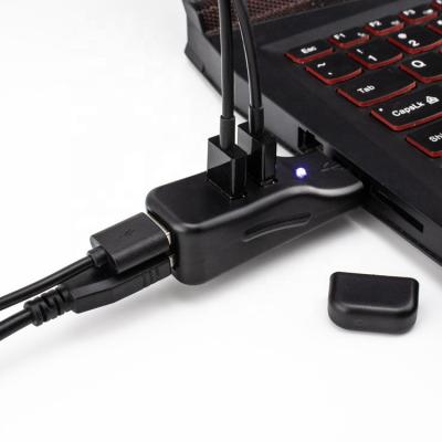 China Hot Selling USB3.0 5Gbps Amazon 4 High Speed USB 3.0 Hub Port Adapter For PC Laptop Mac for sale