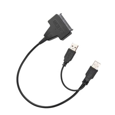 China High Speed USB 2.0 Multi Function Easy Line Data Transfer Cable Mobile Hard Disk Data SATA 22 Pin Drive Cable for sale