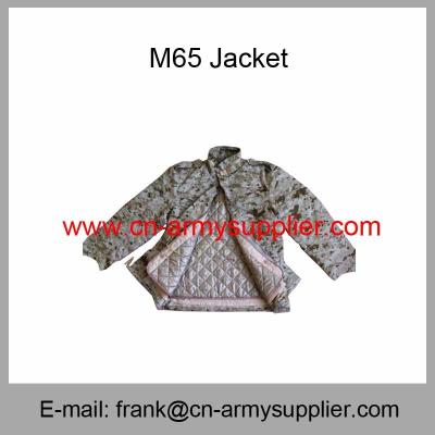 China Wholesale Cheap China Army Digital Camouflage Color M65 Style Military Coat for sale