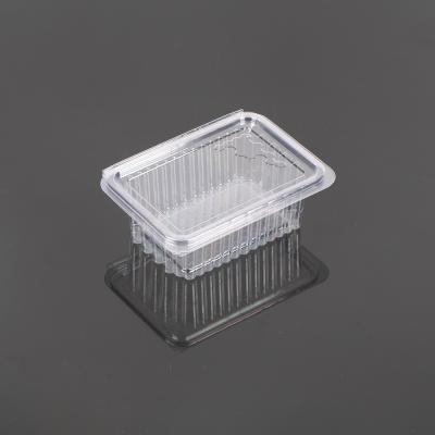 China Hengmaster Food Grage Disposable Plastic Honeycomb Container Disposable PET Snack Tray for sale