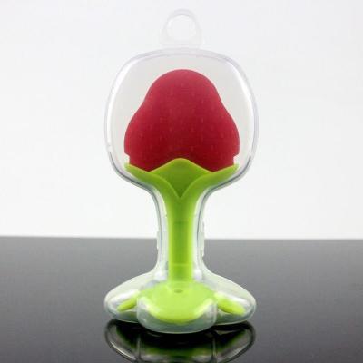 China Soft Toy New Arrival Hot Sale Eco Friend Orange Shape Silicone Baby Pendant Teether Touch Grapea Safe Baby Teether for sale