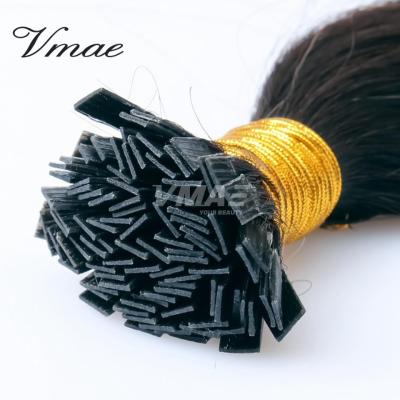 China Silky Straight Wave VMAE Pre Bonded Pure Brazilian Virgin Hair 1g/strand 100s Straight Double Tip Hair Extensions Keratin Color Straight Hair Extensions for sale