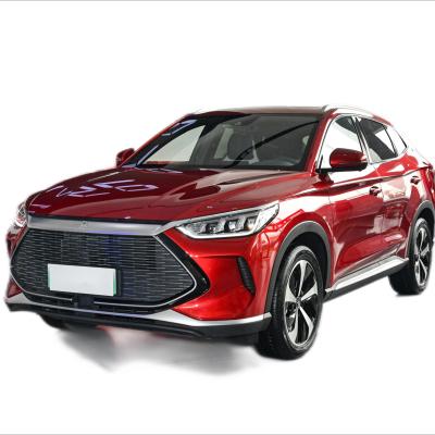 China Wholesale 2022 Leather Left Hand Drive 5 Seats China EV High Speed SUV Red Leather Used For BYD Song Plus for sale