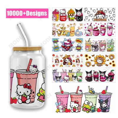 Cina Adesivo per trasferimento Dtf di alta qualità Cartoon Princess Wrap 16 Oz Uv Dtf Transfer Label Adesivo adesivo in vinile per tazze in vendita