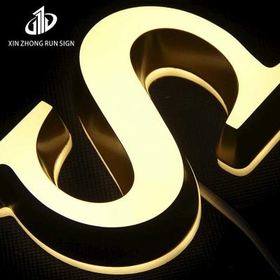 China Interior cheap beautiful 3D acrylic LED letter sign Customize company logo for sale