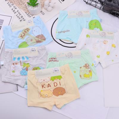 China High Quality Breathable Children Boy Kids Breathable Cotton Brief Underwear Briefs for sale