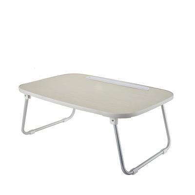 China High Quality Hanser LC-08C Travel Folding Picnic Table Portable Foldable Notebook Table Wooden Computer Desk for Beds and Sofa for sale
