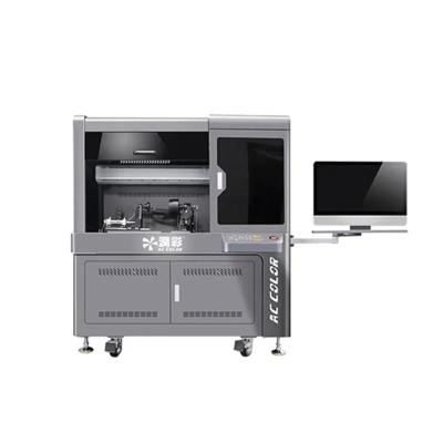 China Hotels High Speed Rotary UV Printer for Airless Mug Printer Bottle PP Cans Pump Cylinder Industrial Machinery UV Printing Machine for sale