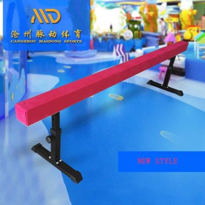 China EPE Gymnastics Training Equipments Adjustable Balance Beam with Customized Color for sale