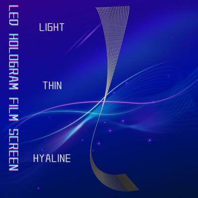 China Indoor Ultra Thin High Transparency Indoor 3D Holographic Projector Screen Hologram led Display muxwave for sale
