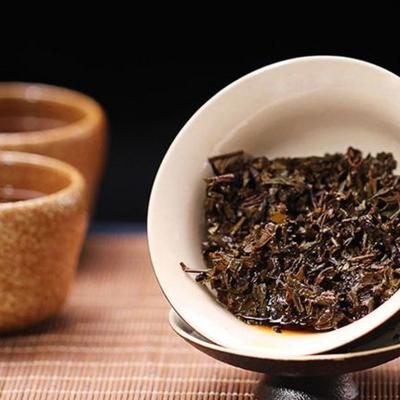 China Multi Functional Chinese Slimming Tea , Hunan Dark Tea Traditional Craft for sale