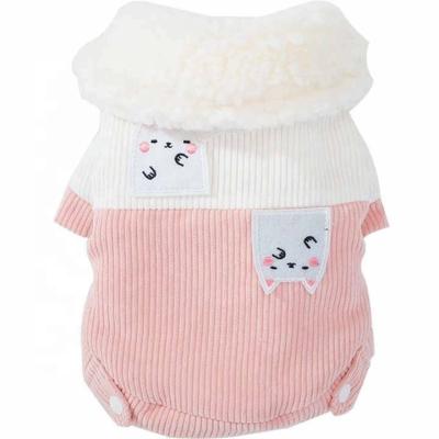 China OEM viable ropa de mascota down pet clothes coats cotton down warm ropa waterproof winter mascotas vest pet clothes for sale