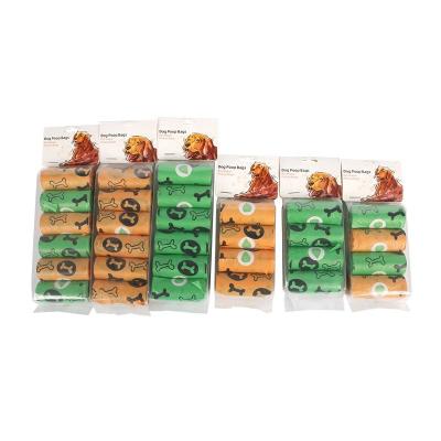 China OEM Bolsa Para Caca De Perro Biodegradable Degradable Poop Dog Poop Waste Bag Thick Pet Waste Bag Eco-Friendly Sustainable Unscented for sale