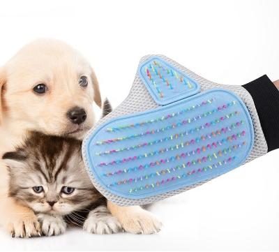 China Viable OEM productos de mascotas Cat Hair Silicone Remover Fur Gloves Paint Para Perros Message Grooming Tools Dog Bath Pet Fur Gloves for sale