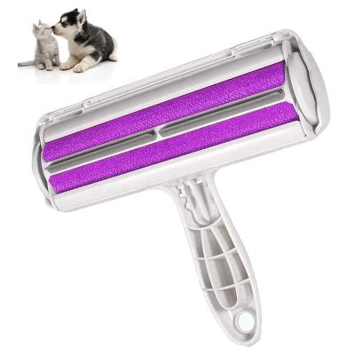 China Stocked OEM Home Furniture Sofa Clothes Cleaning Mascota Plastic Fiber Remover Roller Dog Brush Cat Brush Cat Para Pet Fiber Remover Roller for sale