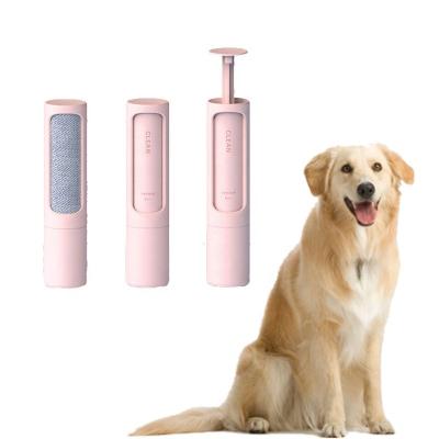 China Viable Dog Cat Pet Roller Absorbers Brush Self Cleaning Hair Remover Plastic Fiber Roller Absorbers Brush OEM productos de mascotas for sale