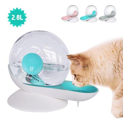 China OEM Bebederos Para Gatos 2.8L Cat Water Dispenser Dog Driver Productos Para Mascotas Sustainable Plastic Pet Water Vending Machine for sale