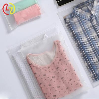 China Custom Made Moisture Proof Packaging Bag Zipper Underwear Bag Matte Underwear Film Packaging Bag for sale