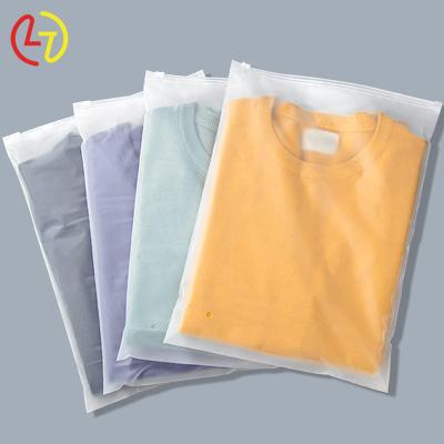 China Moisture Proof Resealable Poly Plastic Bag With Logo Printing Custom Bikini Apparel Zipper Plastic Bag for sale