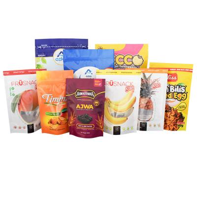 China Custom Plastic Zip Lock Moisture Proof Pouches Transparent Flat Bottom Bag Food Packaging Pouch For Coconut Sugar for sale