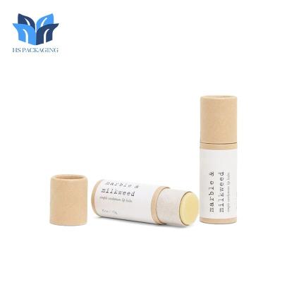 China Sure Deodorant Kraft Paper Tube Deodorant Paper Tube Cardboard Tube For Lip Balm 0.3 Oz 0.5 Oz 1 Oz 1.5 Oz 2 Oz for sale
