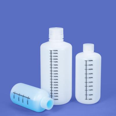 China Narrow Neck Plastic Bottle With Scale Line Medicine Liquid Packaging Container for sale