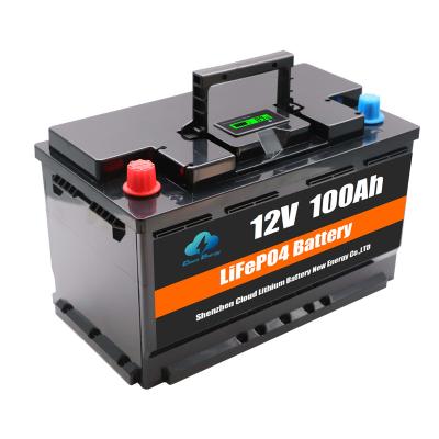 China Home Appliances 12V100AH Phosphate Battery Lifepo4 BMS 12V IP61 12V100A Lifepo4 Battery Pack for sale