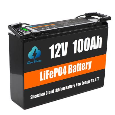 China Toys Phosphate 12V100AH Lifepo4 Battery BMS 12V IP61 12V100A Lifepo4 Battery Pack for sale