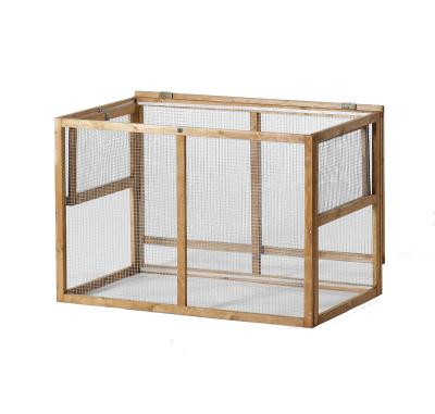 China Cheap And High Quality Viable Wooden Chicken Cage Module Can Be Spliced Barton for sale