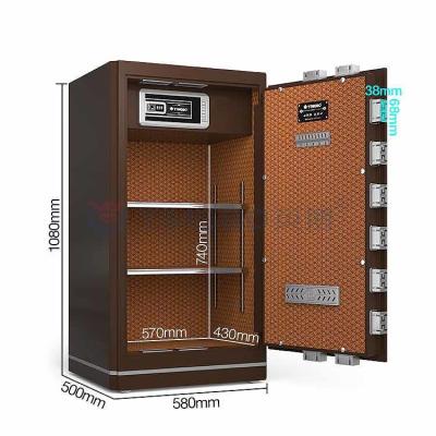 China Smart Fingerprint Lock house safe box Made Of Solid Steel For Customized Protection Security YB/N6-100 for sale