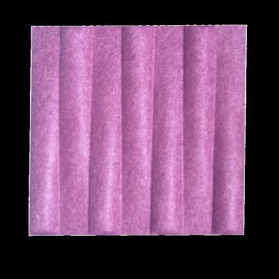 China Contemporary Amazon Hotsale 3D Diy Wall Panel Sound Absorbing High Density Sound Absorbing PET Panel For Library for sale