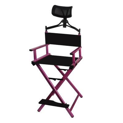 China High Modern Professional Aluminum Telescopic Makeup Artist Chair With Headrest from Cosmetic Directors for sale