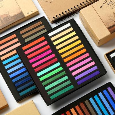 China Raw Material High Qulaity Marie Pencils 12/24/36/48 Colors Soft Art Drawing Pencil Painting Set Chalk Color Brush For Art Supplies for sale