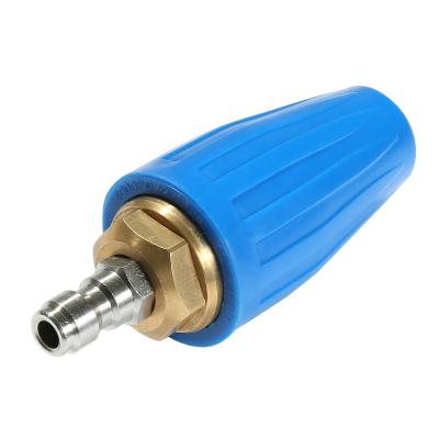 China Rotating Cleaning Machine 360 Ceramic Turbo Nozzle Replacement 4000PSI Spray High Pressure Quick Joint 1/4 Connector for sale