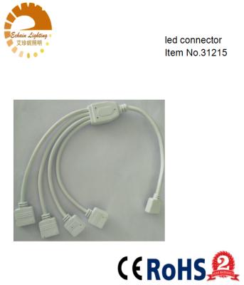 China 5 in1 RGBW Splitter 5PIN White 5in 1 Connector Led Splitter Connector 12MM RGBW Light Strip for sale
