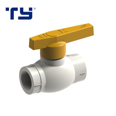 Cina Cold Hot Water Plastic Irrigation Fittings Plumbing PPR Ball Valve in vendita