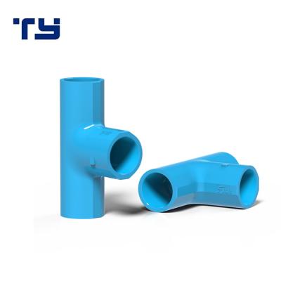 Cina Factory Price List Thailand Standard Tee PVC UPVC Pipe Fitting Tee in vendita